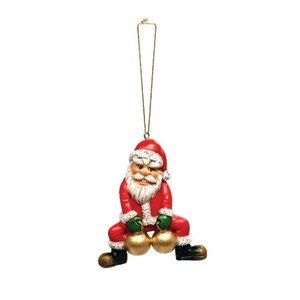 Crooked Santa Ornament - Jingle Balls